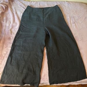 Tahari Linen Palazzo Pants